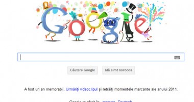Stire din Actualitate : Google sărbătorește Anul Nou cu un logo special și un clip cu cele mai importante momente din 2011 / VIDEO