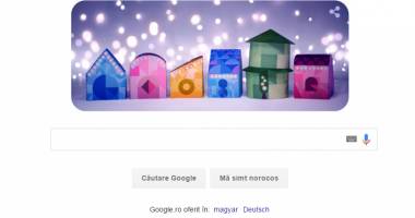 Stire din Tehnologie : Google sărbătorește Crăciunul printr-un logo special