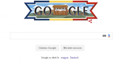 Stire din Tehnologie : Ziua Națională a României, marcată de Google printr-un logo special