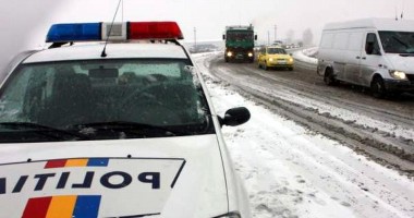 Graba pe șosea a trimis la spital doi constănțeni