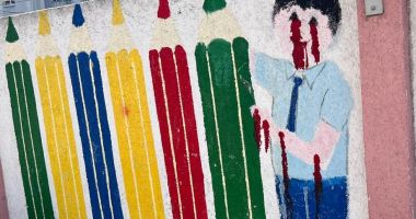 Stire din Social : Minor sancţionat pentru graffiti-ul realizat pe gardul Școlii Gimnaziale nr. 24 „Ion Jalea”