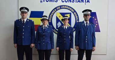 Stire din Eveniment : Avansări în grad, diplome de merit și colegi noi la Gruparea de Jandarmi Mobilă "Tomis"