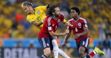 Stire din Sport : Brazilia a învins Columbia, scor 2-1, și s-a calificat în semifinale