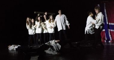 "Hamlet", în viziunea elevilor viitori actori,  de la Colegiul Național  "Regina Maria" - 3