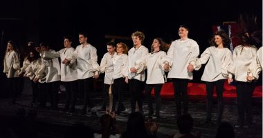 "Hamlet", în viziunea elevilor viitori actori,  de la Colegiul Național  "Regina Maria" - 4