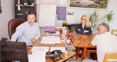 Asociaţia de Dezvoltare Durabilă Constanţa a verificat amplasamentul unde va fi construit portul pescăresc din Hârşova