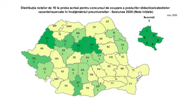 Niciun 10 la Titularizare în județul Constanța. Au fost publicate rezultatele inițiale