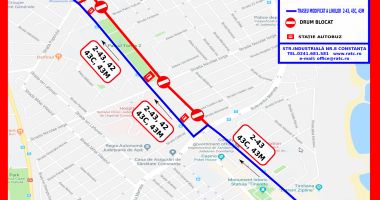 Constănțeni, atenție! Mai multe trasee RATC, deviate - 2