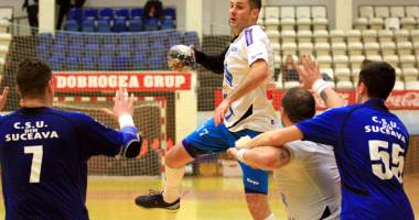 Stire din Sport : Galerie foto. Derby doar pe hârtie! HC Dobrogea Sud,  ca și promovată în Liga Națională