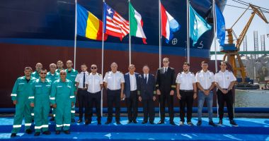 Tancul de produse petroliere și chimice "Histria Dione" a primit botezul - 2