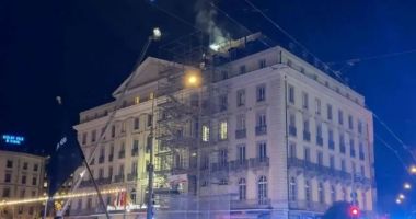 Stire din Actualitate : Incendiu puternic la cel mai vechi hotel de lux din Elveția