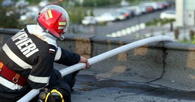 Exercițiu de stingerea incendiului în Mamaia