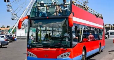 Traseul liniei City Tour, deviat temporar din cauza aglomerației din Portul Constanța