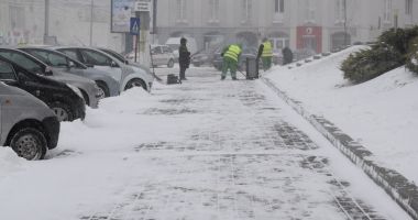 Iarnă la Magalia. Se intervine cu utilajele de deszăpezire