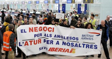 Stire din Actualitate : Mii de angajați ai companiei Iberia  au protestat la Madrid