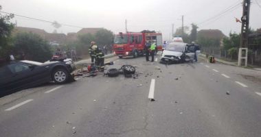 Accident rutier cu cinci victime, în această dimineaţă