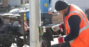 Stire din Social : Continuă modernizarea iluminatului public în Constanța. Lucrări în mai multe zone ale orașului