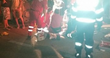 GALERIE FOTO-VIDEO. IMPACT FATAL ÎNTRE UN TICO ȘI UN BMW, pe drumul dintre LUMINA și OVIDIU. SOȚ ȘI SOȚIE MORȚI, MAI MULȚI RĂNIȚI / UPDATE - 6