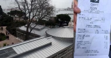 Prețuri mai mari după redeschiderea cafenelelor. Cât costă o cafea și un suc la Veneția - 2