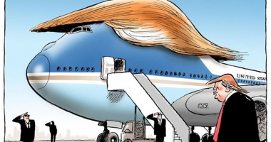 Zborul "HAIR FORCE ONE", o dedicație pentru Donald Trump