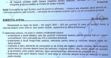 Bacalaureat 2012/ Subiecte foarte grele - 2