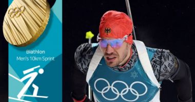 Stire din Sport : Germanul Arnd Peiffer – campion olimpic la sprint. Cornel Puchianu – locul 60
