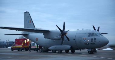 Stire din Eveniment : O aeronavă militară a transportat la Milano un nou-născut cu o malformaţie cardiacă complexă