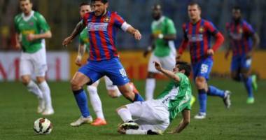 Stire din Sport : Fotbal, Liga I: S-a marcat un singur gol în meciul dintre Steaua București și CFR Cluj