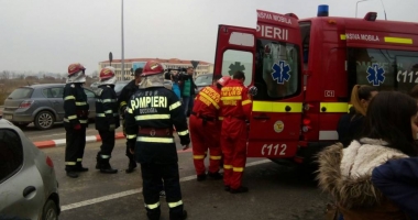 GRAV ACCIDENT RUTIER, URMAT DE INCENDIU. DOUĂ PERSOANE AU MURIT PE LOC