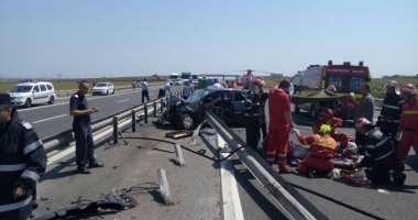 Imagini șocante lângă Constanța. Soț și soție cu picioarele amputate de parapetul autostrăzii - 2