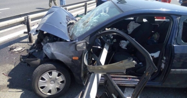 Imagini șocante lângă Constanța. Soț și soție cu picioarele amputate de parapetul autostrăzii - 3