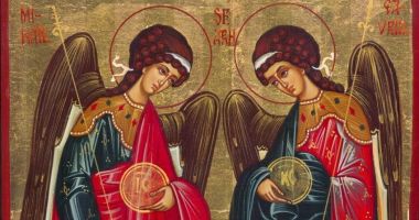 Aproape 1,5 milioane de români îşi sărbătoresc onomastica de Sfinţii Arhangheli Mihail şi Gavriil
