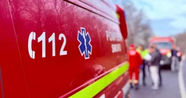 Planul Roșu, activat după ce un microbuz cu 11 persoane s-a răsturnat pe DN2-E85