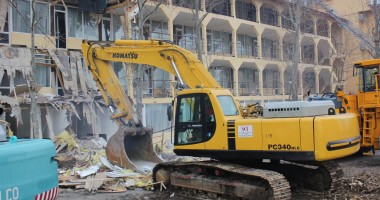 Scandal în Mamaia / Imagini de la demolarea hotelului Histria - 3