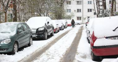 IMAGINI DE BASM / Prima ninsoare din această iarnă la Constanța - 8