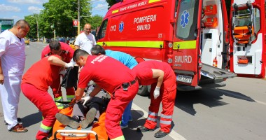 Galerie FOTO / Accident rutier în fața Spitalului Militar - UPDATE - 9