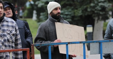 Imagini de la protestul din fața Prefecturii din Constanța - 2