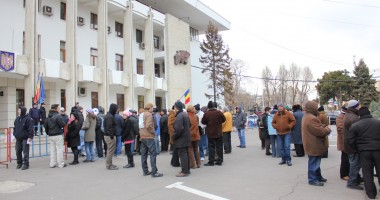 Imagini de la protestul din fața Prefecturii din Constanța - 7
