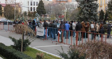 Imagini de la protestul din fața Prefecturii din Constanța - 9