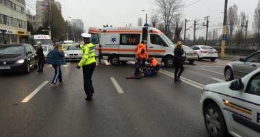 Stire din Eveniment : GALERIE FOTO și VIDEO / ACCIDENT RUTIER pe bulevardul Brătianu. Minor lovit pe trecerea de pietoni