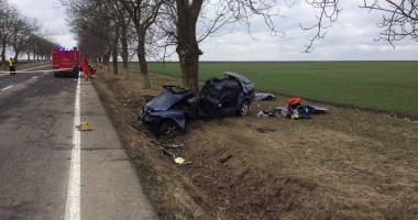 IMAGINI ȘOCANTE! Accident rutier GRAV spre Negru Vodă / S-A IZBIT CU MAȘINA ÎN COPAC! UPDATE - 4