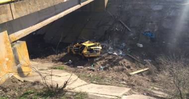 Galerie foto. Accident rutier grav, în județul Constanța / Au căzut cu mașina într-un canal adânc de patru metri. ȘASE VICTIME - 2