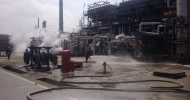 Explozie urmată de incendiu, la fabrica de hidrogen a ROMPETROL RAFINARE! EXERCIȚIU ISU - 6