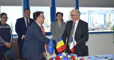 Galerie foto / Ambasadoarea Franței în România, vizită la Șantierul Naval Constanța - 6