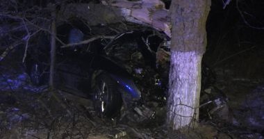 ACCIDENT LA CONSTANȚA. Un șofer băut s-a izbit cu mașina în copac - 2