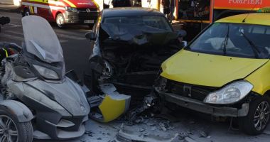 IMAGINI GREU DE PRIVIT! Accident urmat de incendiu, la Constanța. TREI VICTIME - 4