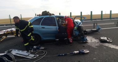 Galerie foto. Accident rutier GRAV pe A2. Un mort și mai mulți răniți! - UPDATE - 2