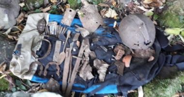Rămășițele unui soldat, găsite întâmplător cu detectorul de metale