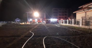 Incendiu devastator în Techirghiol. Casă arsă din temelii / Galerie foto - 3