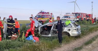 Poliția Constanța: cum s-a produs tragedia rutieră de aseară, soldată cu un mort și patru răniți